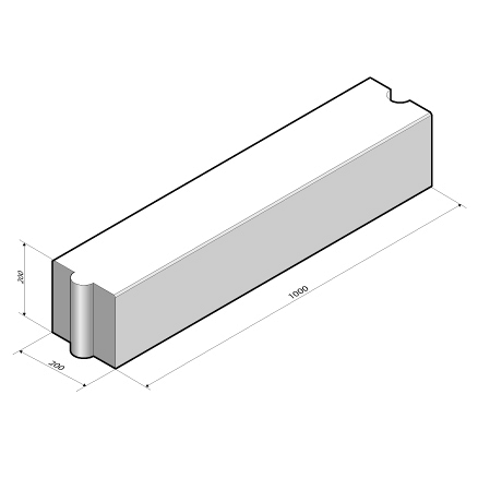 Opsluitband 20x20x100