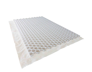 Grindmat 120x80x2,9 cm wit